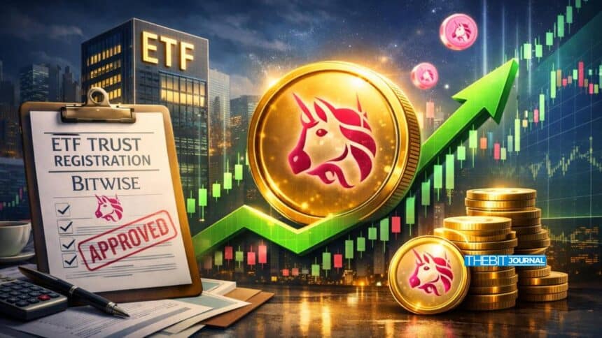 Bitwise Registers Uniswap ETF Trust in Delaware as UNI Jumps 3.8%