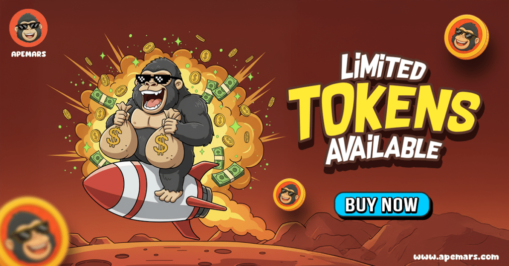 APEMARS Stage 2 Almost Gone - More Than 1 Billion Tokens Sold - Next 100x Crypto Which Solana & Tron Investors Are Watching = The Bit Journal