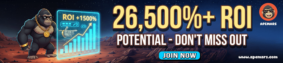 10 Top Crypto Coins Ready to Shake Things Up as APEMARS Breaks the Dam with $35K Raised in 24 Hours = The Bit Journal