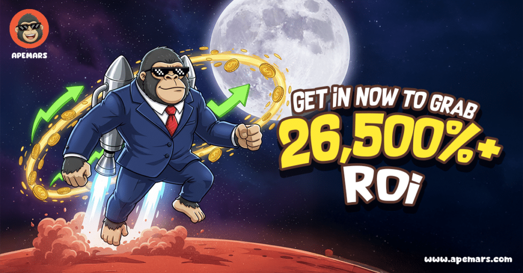 Missed BONK’s ATL Run? APEMARS Stage 2 Is Live, One of the Hottest Meme Coins to Invest In Before the Next Breakout Wave of 2026 = The Bit Journal