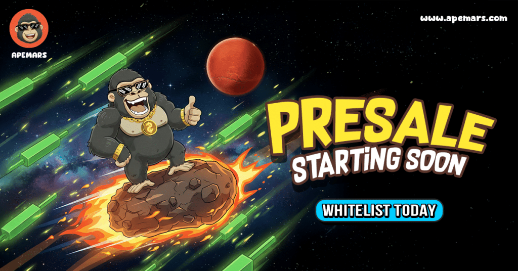 Presale Launch Today: 10 Best Crypto Coins to Watch as APEMARS Stage 1 Opens Today With 32,000% ROI Potential = The Bit Journal