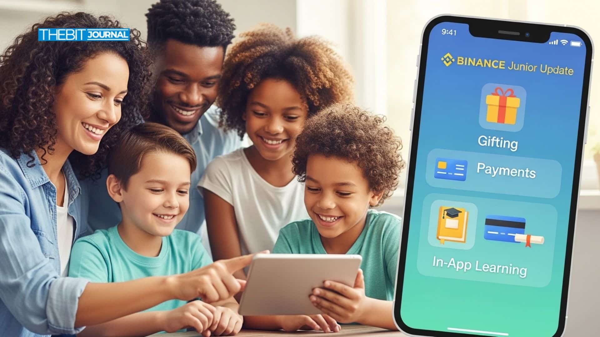 Binance Junior Update Brings Gifting, Payments, and In-App Learning for Families