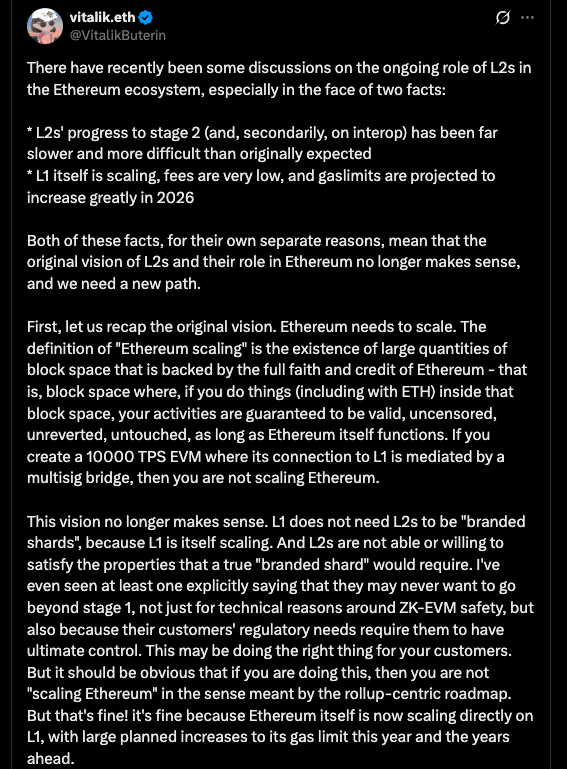Vitalik Buterin Proposes New Direction for Ethereum Layer 2s 8 Vitalik’s New Vision for Ethereum Layer 2s: Beyond Scaling