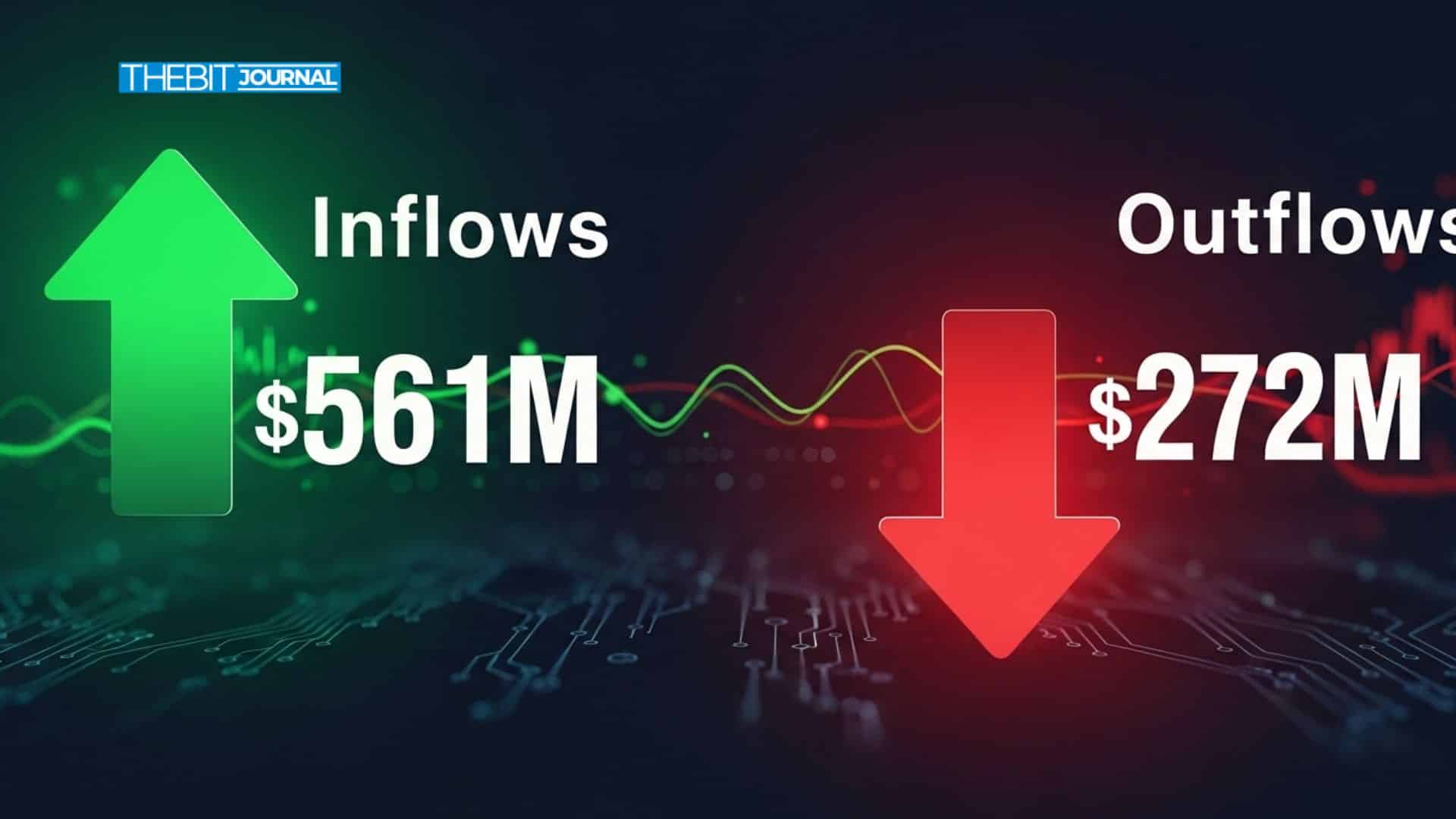Bitcoin ETF Flows Flip Overnight as $561M In Turns Into $272M Out