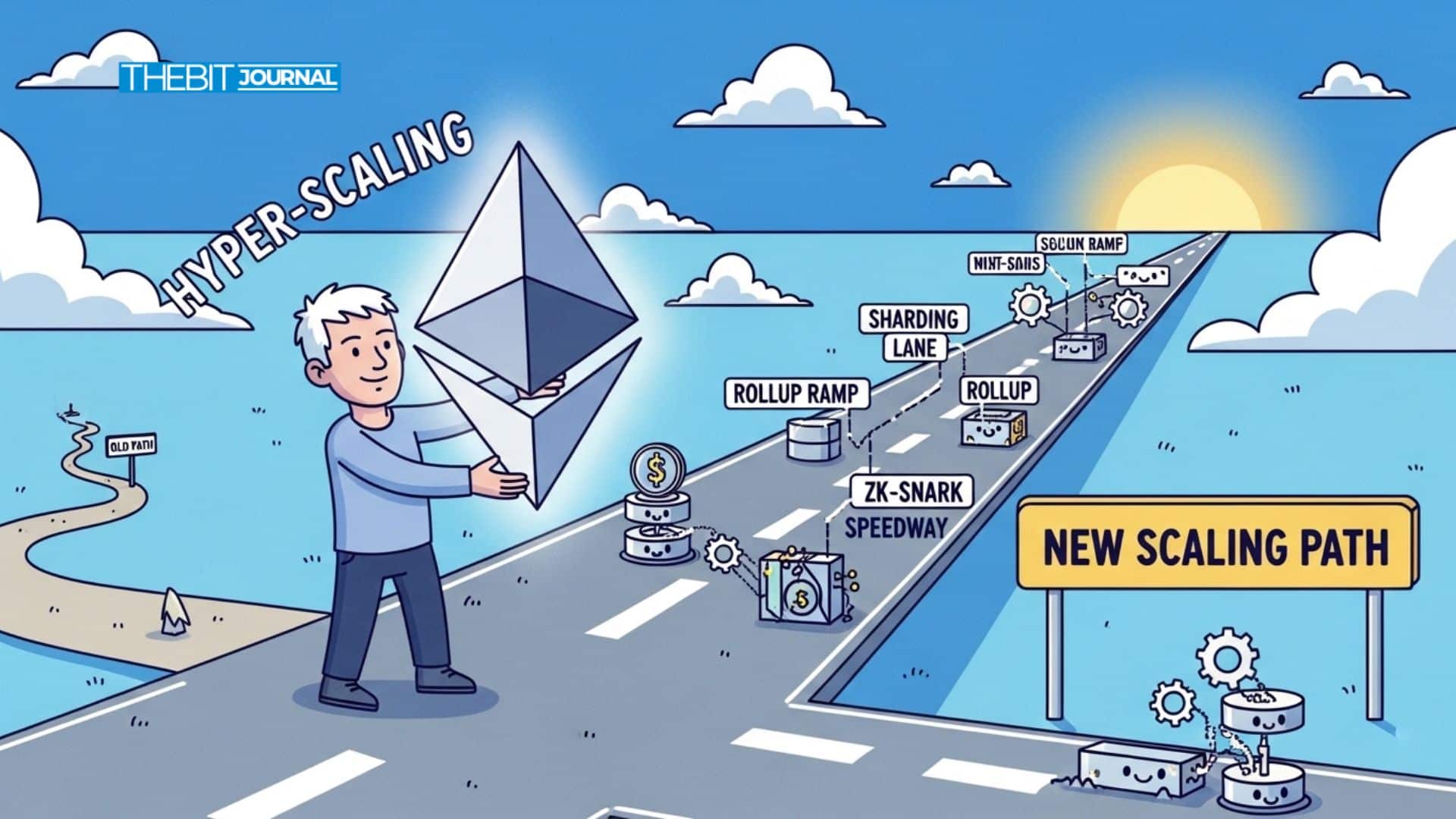 New Ethereum Scaling Path: How Vitalik Buterin Wants to Hyper-Scale the Network