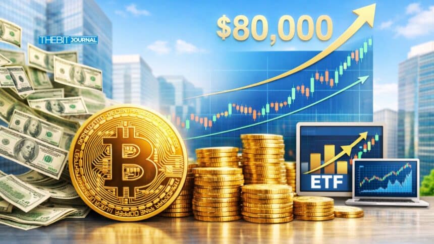 Bitcoin Spot ETF Inflows Surge $507M as BTC Bulls Eye $80K Breakout