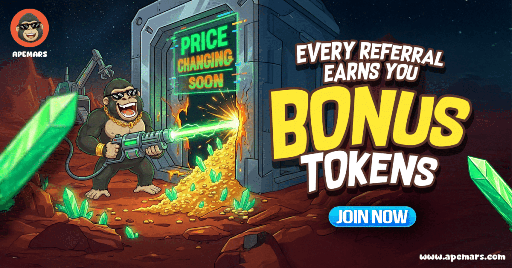 Last Chance for 9,700% ROI: APEMARS Stage 7 Presale Rockets While Fartcoin and Moonbirds Explode - Top Meme Coin to Invest in 2026 = The Bit Journal