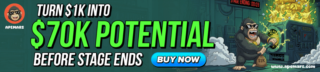 Altcoin Trader Alert: 7 Best Coins to Invest in 2026, Memes Are Consolidating, But APEMARS Stage 9 Is About to Ignite = The Bit Journal