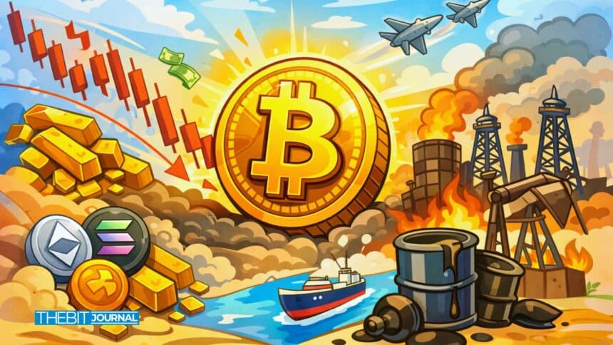 Bitcoin-Anstieg beflügelt Kryptomarkt durch Hoffnung auf Waffenruhe