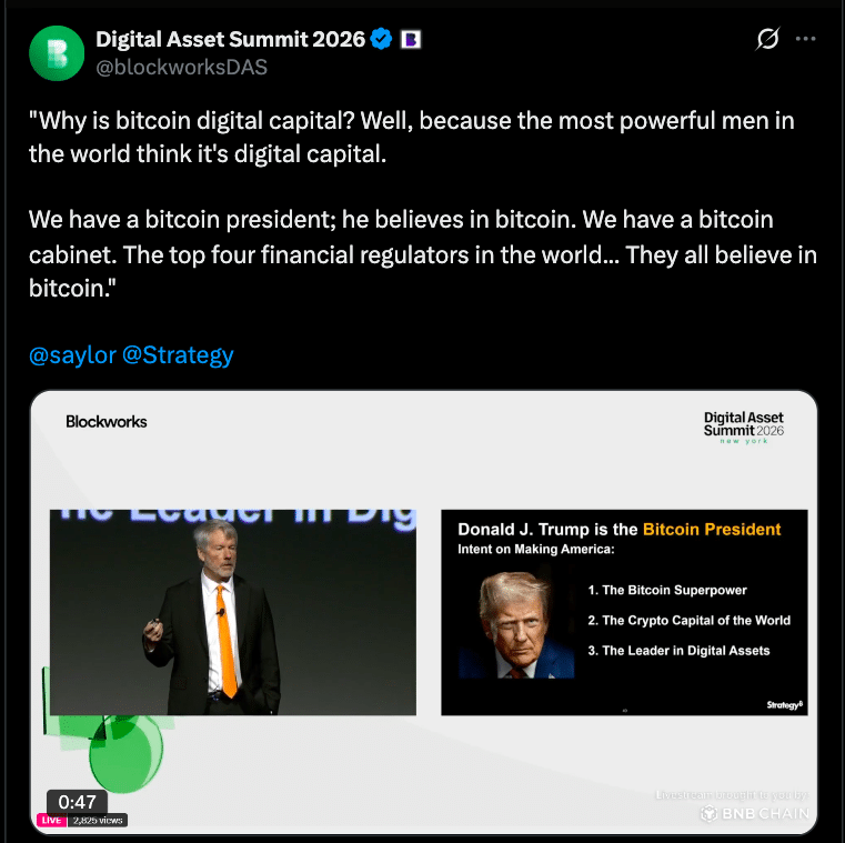 Why Bitcoin Is Becoming Digital Capital, According to Michael Saylor 8 Bitcoin Digital Capital Strengthens as Saylor Makes Institutional Case