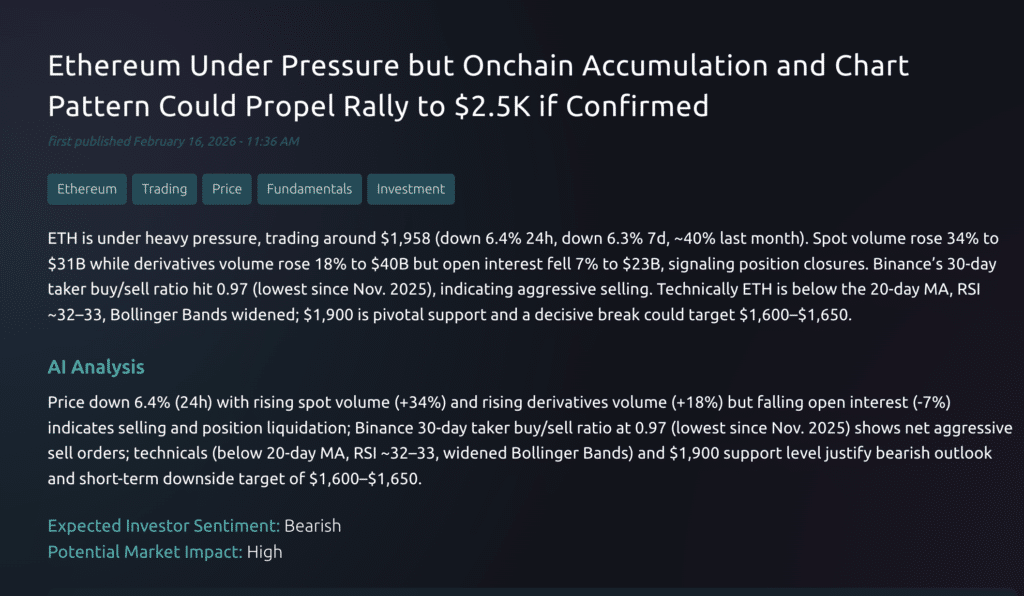 Ethereum whale selling ETH whale activity and on-chain accumulation chart (Source: Whale Alert)
