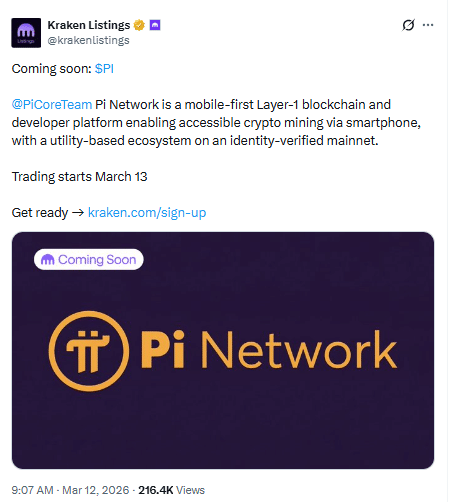 Pi Network Breakthrough: Kraken Signals Major Exchange Listing 8 Kraken Listing