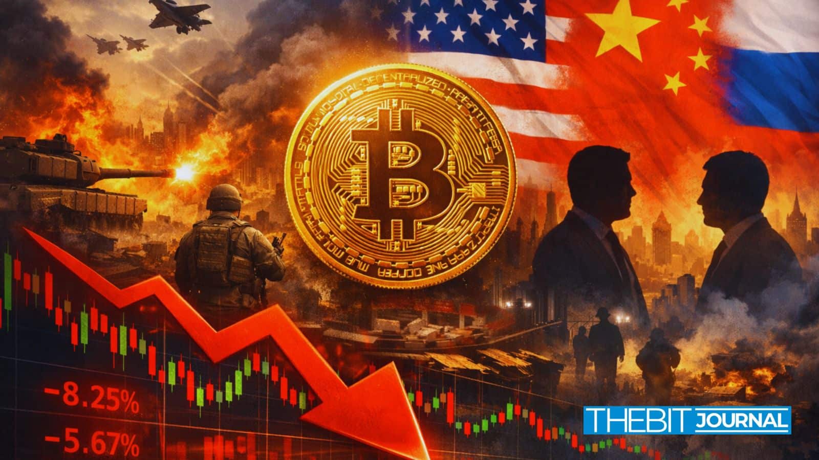 Geopolitical Tensions Weigh on Bitcoin Market Sentiment