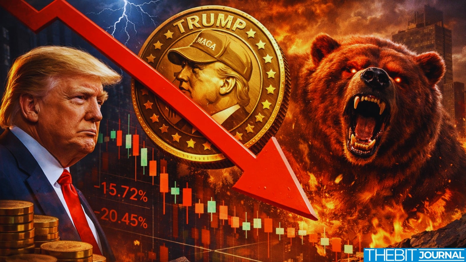 TRUMP Token Price Drops as Bearish Signals Strengthen