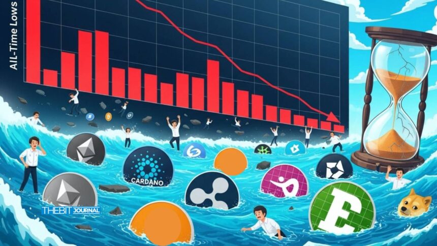 Altcoins Near All-Time Lows as Crypto Market Stress Deepens Amid Middle East Tension 7 Altcoins Near All-Time Lows as Crypto Market Stress Deepens Amid Middle East Tension
