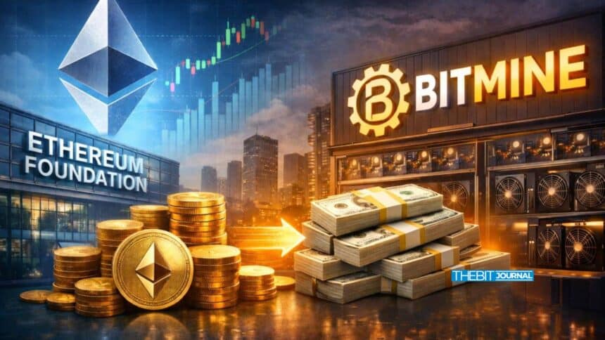 Why Ethereum Foundation Transfers 5,000 ETH to BitMine as Price Climbs Above $2K