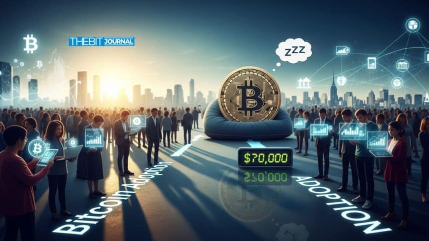 Why is Bitcoin Adoption Surging While Price Sleeps at $70K?