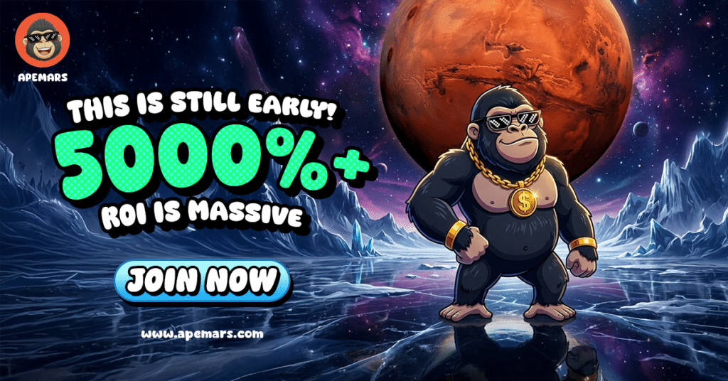 Too Late for Dogecoin and Pepe Madness? APEMARS’ 5,040% ROI Could Make You the Next 1000x Crypto Winner = The Bit Journal