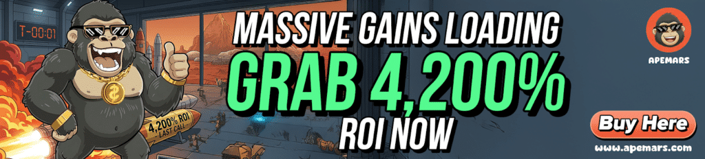 Crypto FOMO Is Real: Hyperliquid and Solana Already Ran, but APEMARS Stage 12 Could Be the Next Crypto to Explode = The Bit Journal