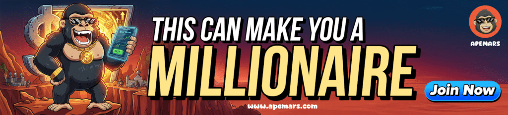 Cryptocurrency News: Traders Are Tracking These Top 12 Coins Among Which APEMARS Presale Builds A Strong Early Base With $315K Crossed = The Bit Journal