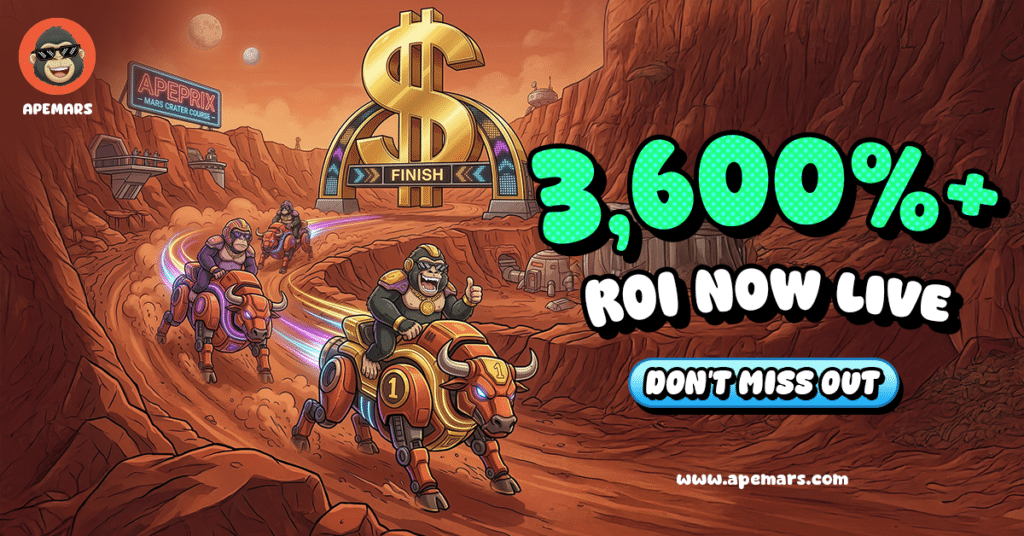 Regret Missing BTC and SOL? APEMARS Is the Best Crypto to Buy Today for ROI Seekers With Over 3,694%+ ROI Potential = The Bit Journal