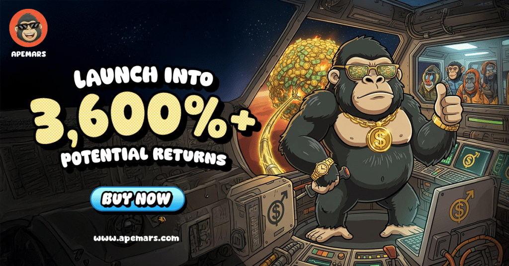 APEMARS's Best Crypto Presale to Buy Outruns 10 Best Meme Coins, Eyeing the Massive Growth Potential of 3,694% = The Bit Journal
