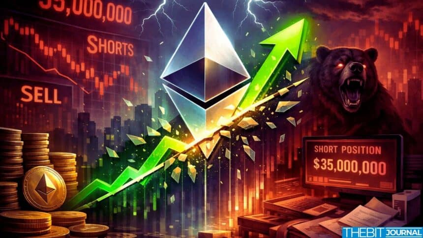 Ethereum Shorts Hit $35M: Will a Short Squeeze Push ETH Higher? 7 Ethereum Breakout Faces Pressure as $35M Shorts Build