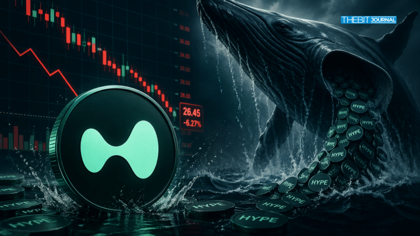 Hyperliquid Price Prediction as HYPE Faces Whale Sell-Off