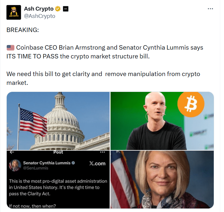 XRP Price Outlook 2026 Hinges on CLARITY Act as May Deadline Nears 9 Brad Garlinghouse