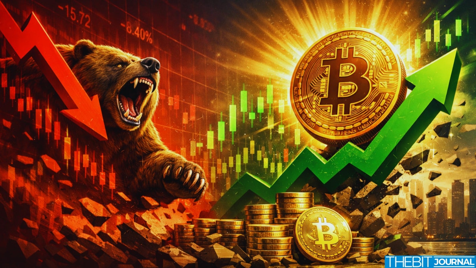 Bearish Sentiment Triggers Sharp Bitcoin Rebound