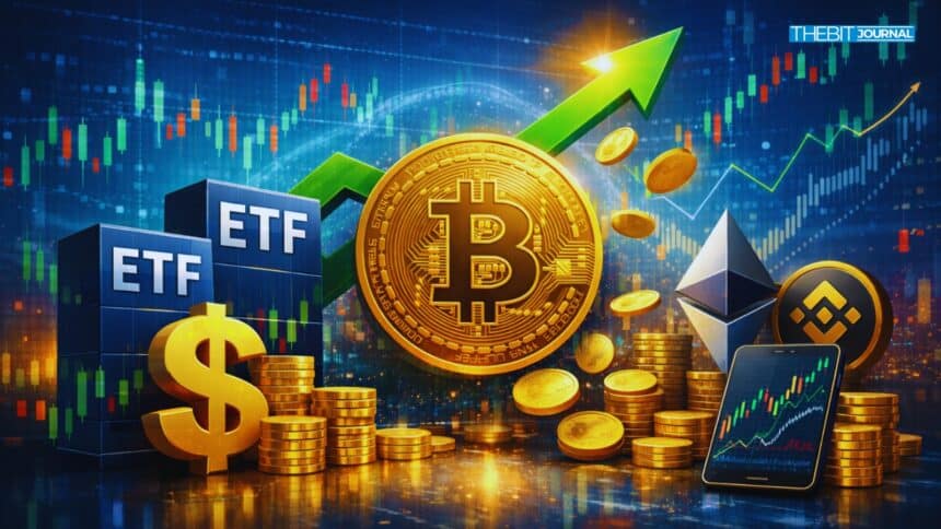 Weekly Crypto ETF Inflows Approach $1 Billion with Strong BTC, ETH, XRP Demand 7 Crypto ETF Inflows Spike With Bitcoin Leading Weekly