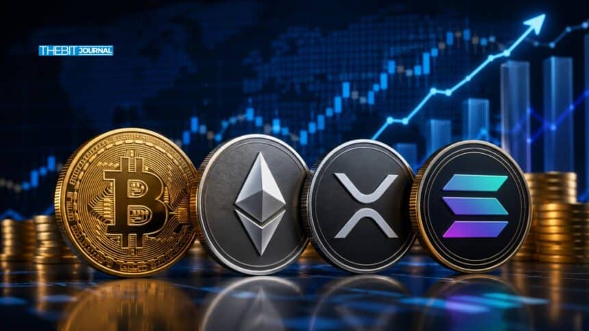 Spot ETF Inflows Crypto 2026: BTC, ETH, XRP, and Solana Record Stable ETF Activity