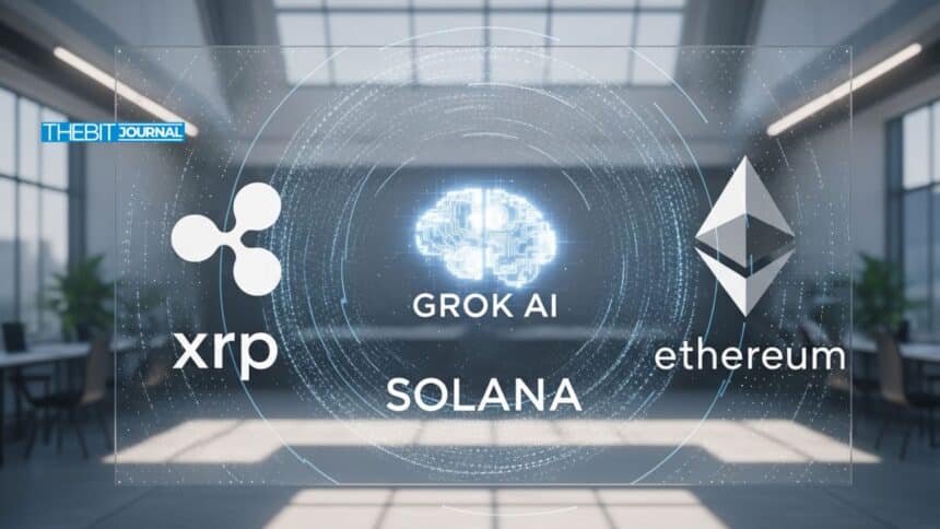 Grok AI Forecasts XRP, Solana, Ethereum Price Prediction 2026