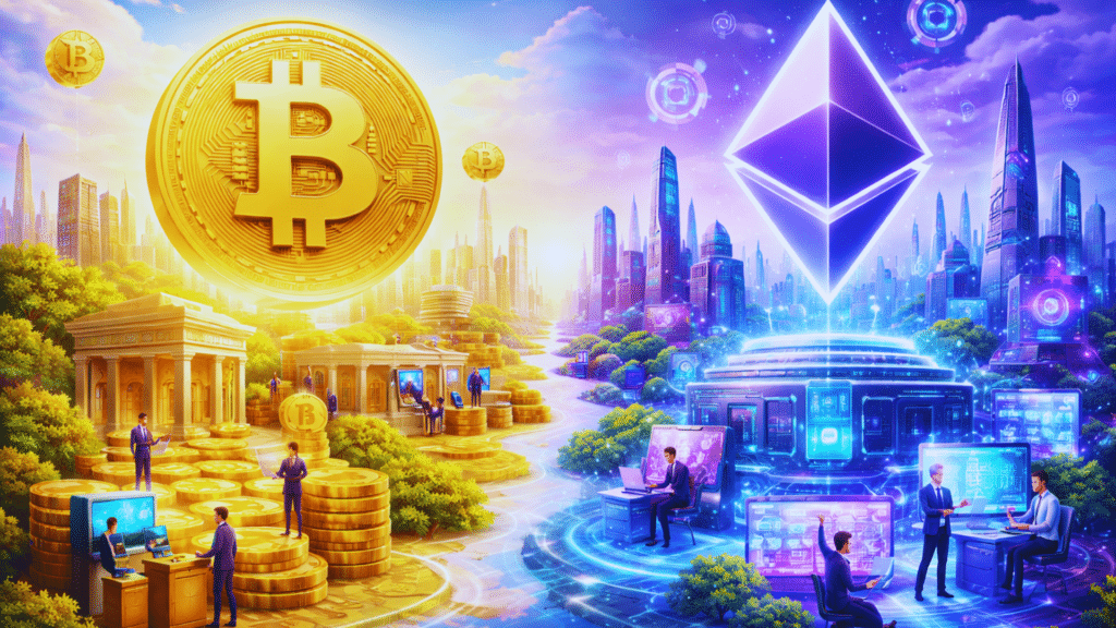 Ethereum vs Bitcoin: Key Differences in Price, Use Case, and Market Role in 2026 1 Ethereum ETF vs Bitcoin ETF