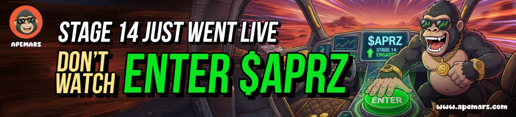 Investor Focus Pushes APEMARS Presale Past $360K, Ranking Top Among 12 Million Dollar Narrative Coins in April = The Bit Journal