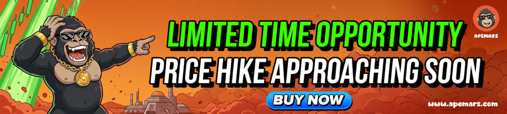 APEMARS Stage 16 at $0.00022327 Could Be the Next 1000x Crypto – Don’t Miss This Presale 2026 Like Bitcoin and Solana = The Bit Journal