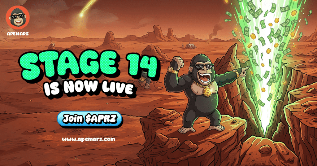 Investor Focus Pushes APEMARS Presale Past $360K, Ranking Top Among 12 Million Dollar Narrative Coins in April = The Bit Journal