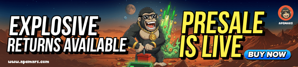 Searching for the Best Meme Coins? APEMARS’ Top Crypto Presale Raised $420K as Pepe and Official Trump Stabilize 1 Searching for the Best Meme Coins? APEMARS’ Top Crypto Presale Raised $420K as Pepe and Official Trump Stabilize = The Bit Journal