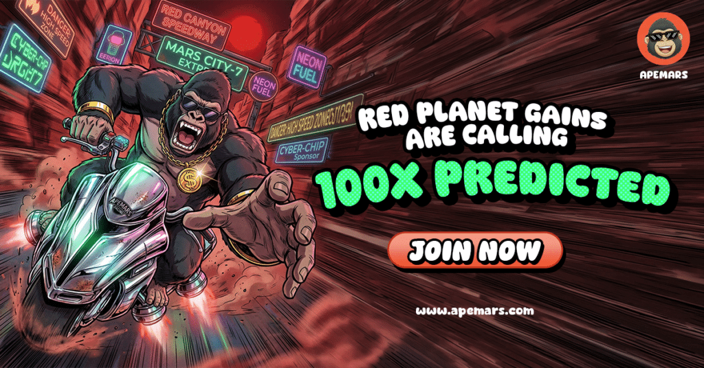 APEMARS with 1,595+ Holders Surges at $0.00022327 as Gigachad Trades Near $0.001828 and Fartcoin Holds $0.189 – Is This the Next 100x Crypto? = The Bit Journal