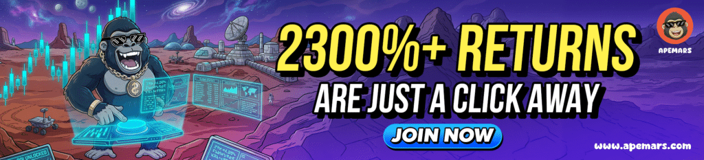 Missed XRP and OKB ICOs? Secure APEMARS With 2300% ROI Before it Ends – Best Crypto To Invest In 2026 = The Bit Journal