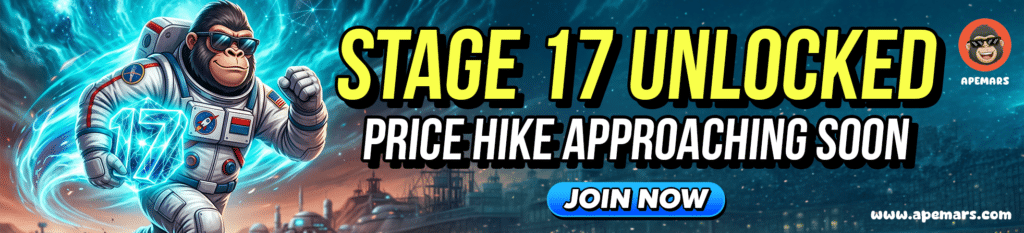 Looking For the Best Crypto Presale? 7 Tokens Go Viral as APEMARS Crosses 1,600+ Holders in Market Surge Wave = The Bit Journal