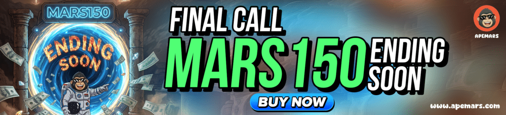 Final Call: Best Crypto Presale To Buy Today APEMARS Stage 17 Nears End With $440k Raised Among Top 5 Contenders = The Bit Journal