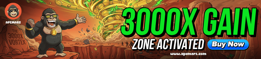 Watch APEMARS Break Away From 7 Best Cryptos to Buy Today With Explosive Upside of 3,090% 1 Watch APEMARS Break Away From 7 Best Cryptos to Buy Today With Explosive Upside of 3,090% = The Bit Journal