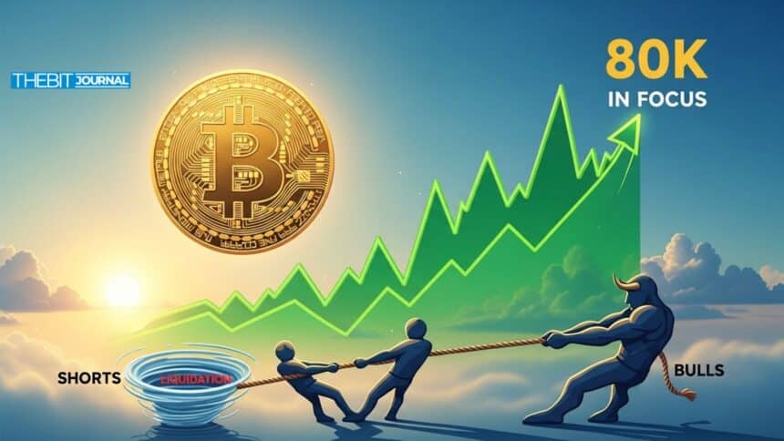 Bitcoin-Preisprognose nahe 77.000 $ signalisiert eine große Bewegung voraus