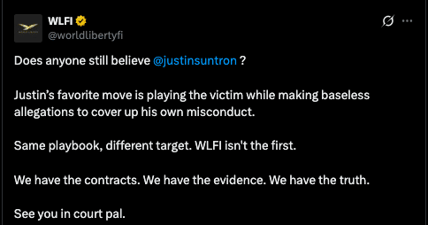 WLFI Token Crisis Deepens as $700M Loss and Justin Sun Clash Expose DeFi Risks 9 WLFI Token Crisis Deepens as $700M Loss and Justin Sun Clash Expose DeFi Risks