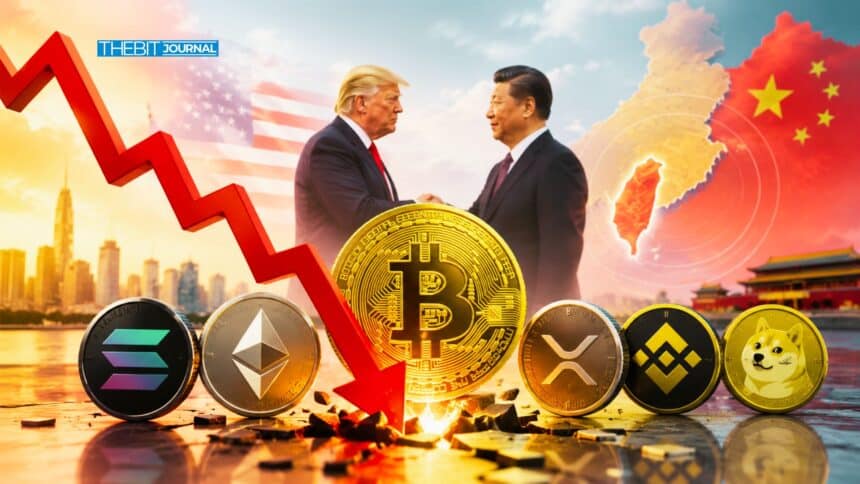 Bitcoin and Solana Decline as Xi-Trump Taiwan Tensions Hit Risk Assets 7 Bitcoin Price Drop