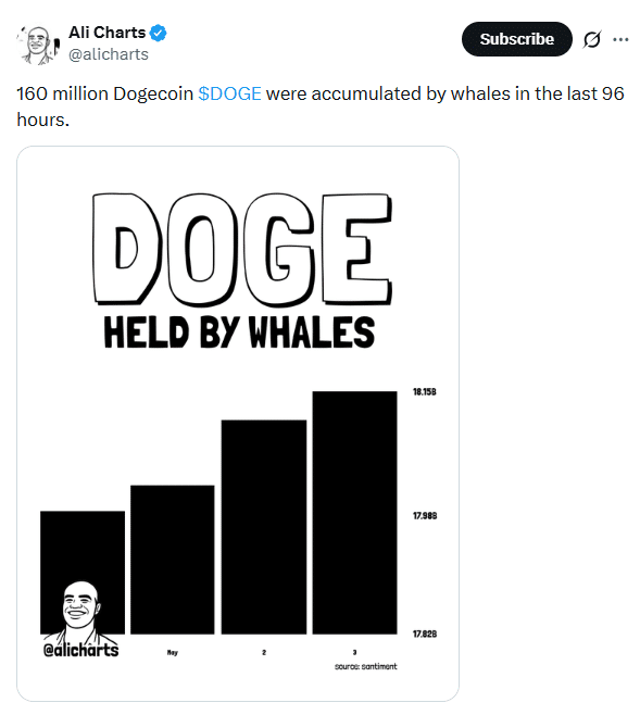Dogecoin price 