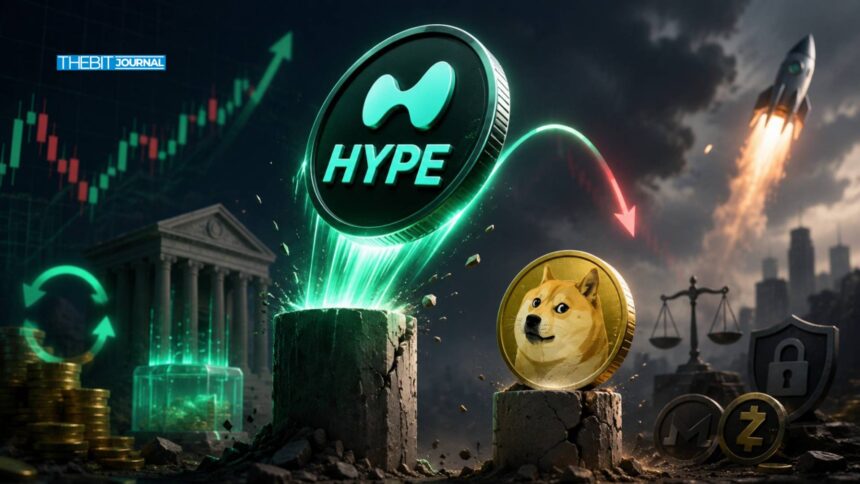 HYPE Token Briefly Overtakes Dogecoin as Hyperliquid Momentum Builds 7 HYPE Token Briefly Overtakes Dogecoin as Hyperliquid Momentum Builds
