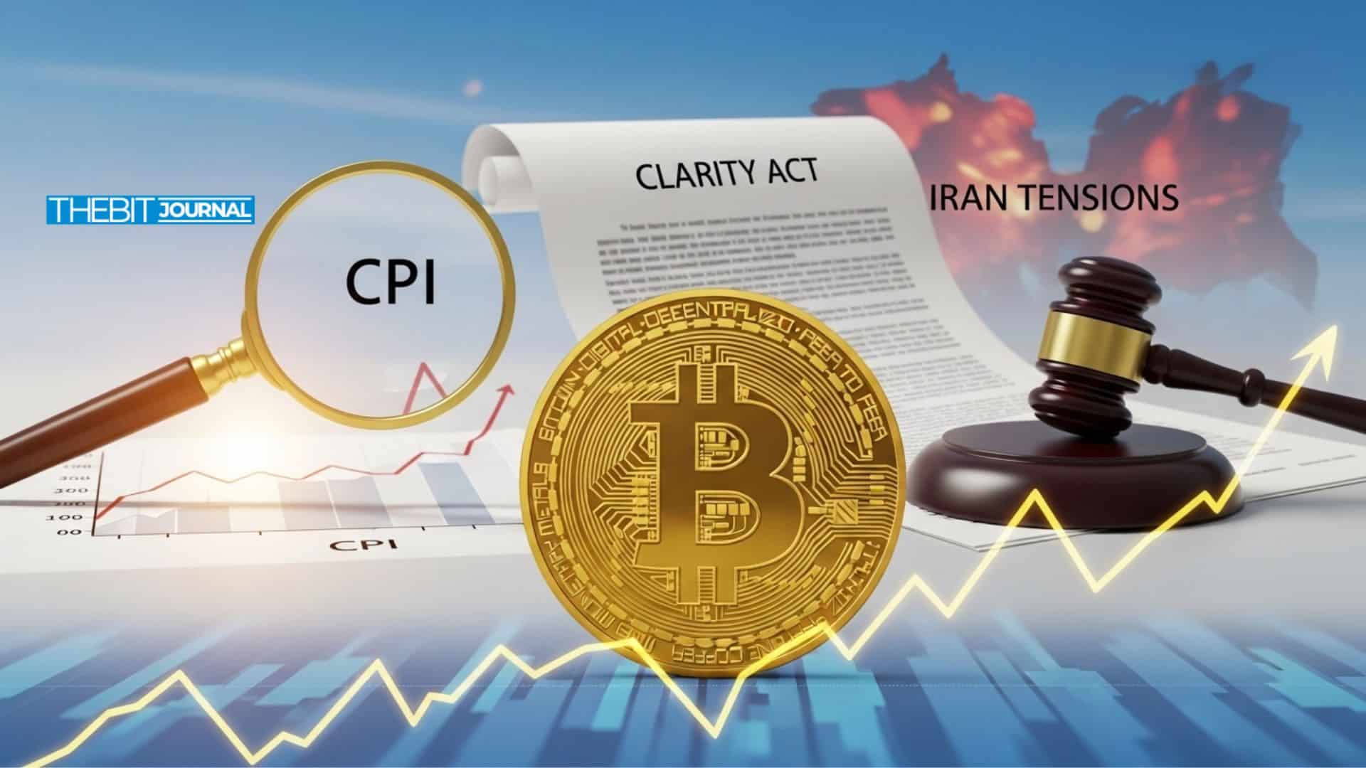 Bitcoin Price Outlook Faces Defining Week as CPI, CLARITY Act and Iran Tensions Collide