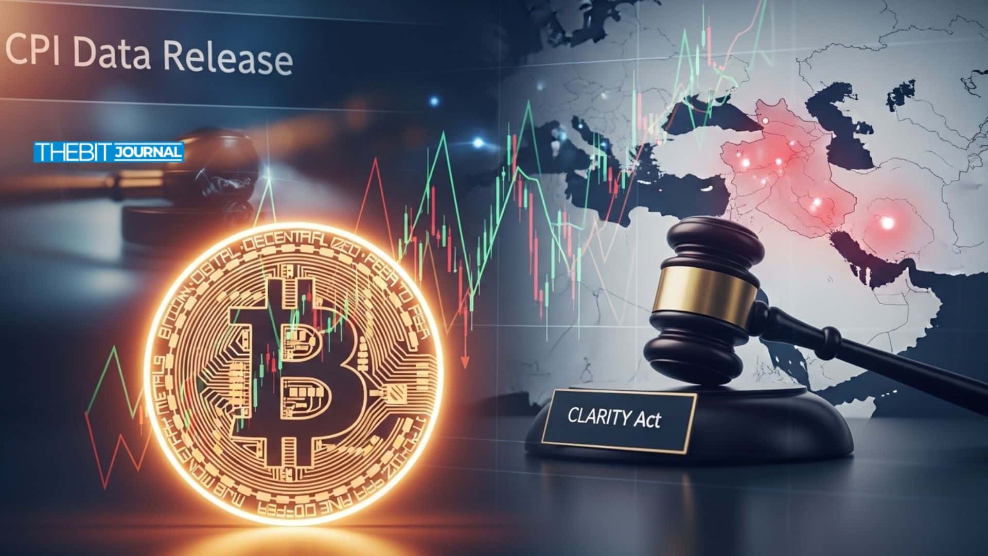 Bitcoin Price Outlook Faces Defining Week as CPI, CLARITY Act and Iran Tensions Collide